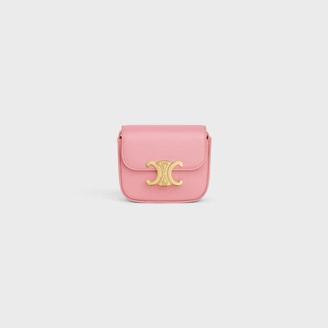 MINI CLAUDE IN SHINY CALFSKIN ROSE - Image 1